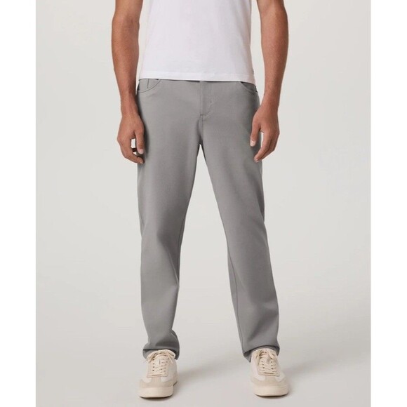 Vuori Mens Pants Meta Sz28x29 Gray 5 Pocket Classic Fit Performance